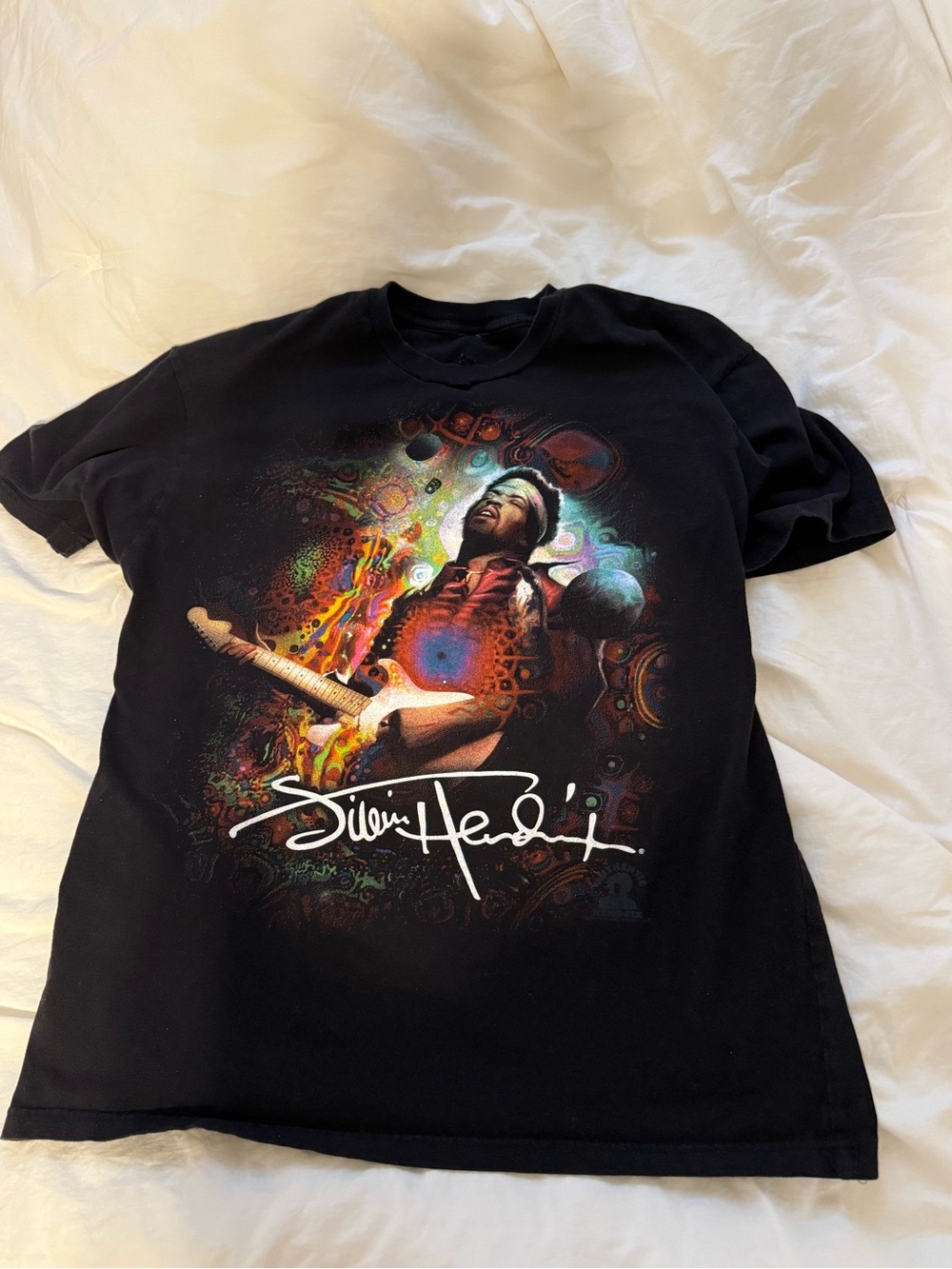 Jimi Hendrix Graphic Tee in Black